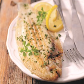 Baked Plaice with Ginger, Garlic and Spring Onions