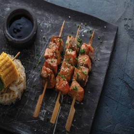 Tandoori Salmon Skewers