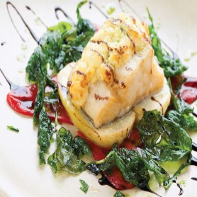 Welsh Rarebit Glazed Cod